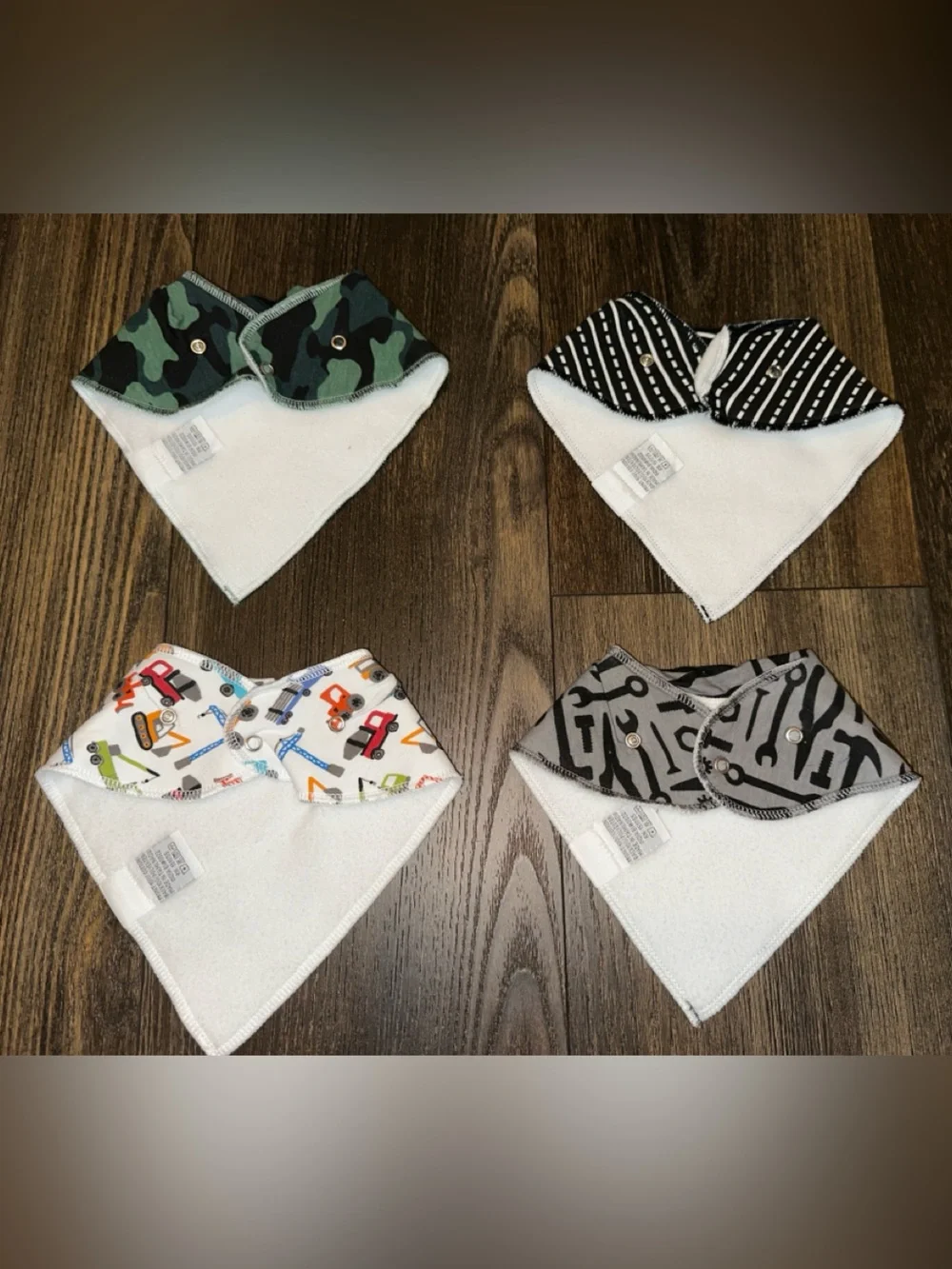 Copper Pearl Baby Bandana Bib Set